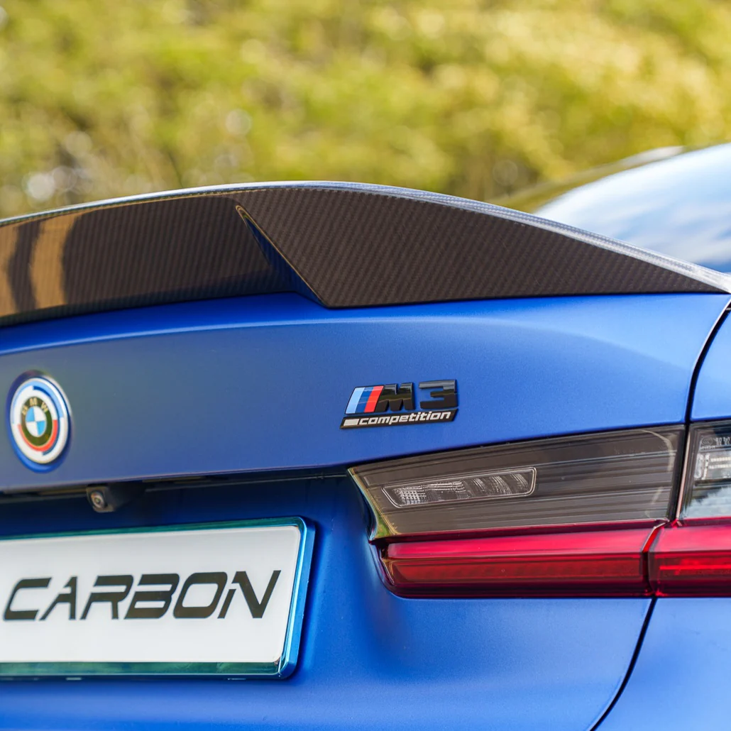 BMW G80 M3 & G20 3 SERIES CARBON FIBRE SPOILER - CT DESIGN V2 - Image 3