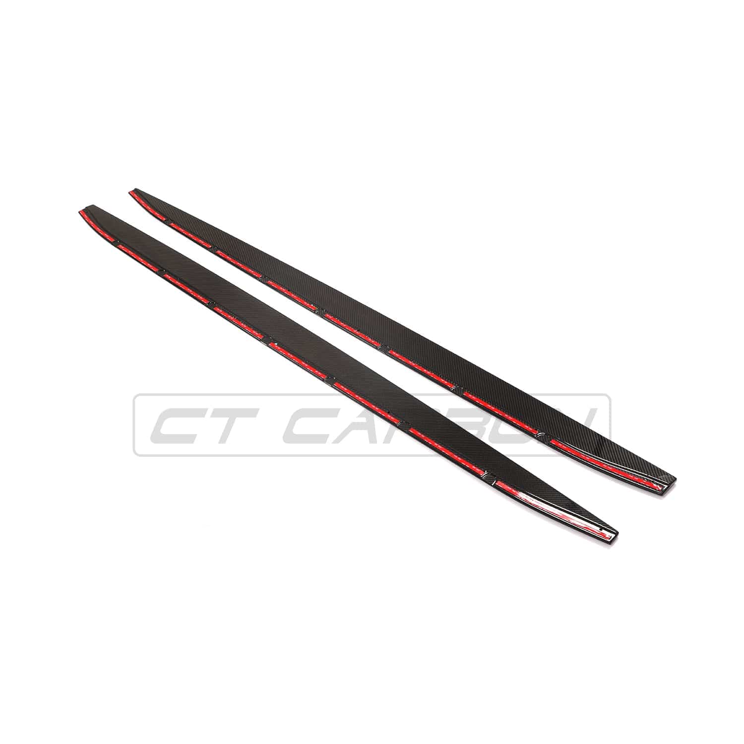 BMW M3 G80/G81 CARBON FIBRE SIDE SKIRT EXTENSIONS - V3 - CT DESIGN - Image 8
