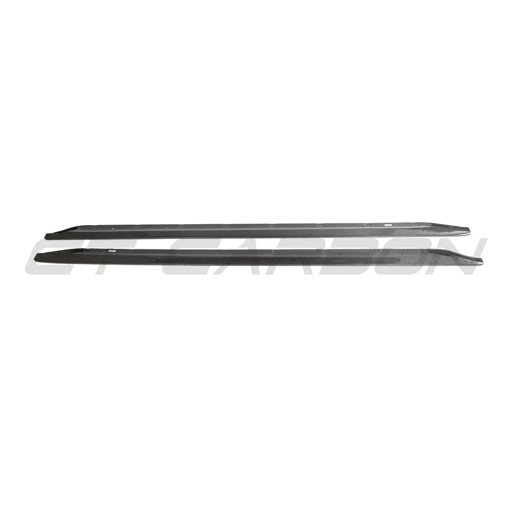 BMW M3 G80/G81 CARBON FIBRE SIDE SKIRT EXTENSIONS - V6 - Image 4