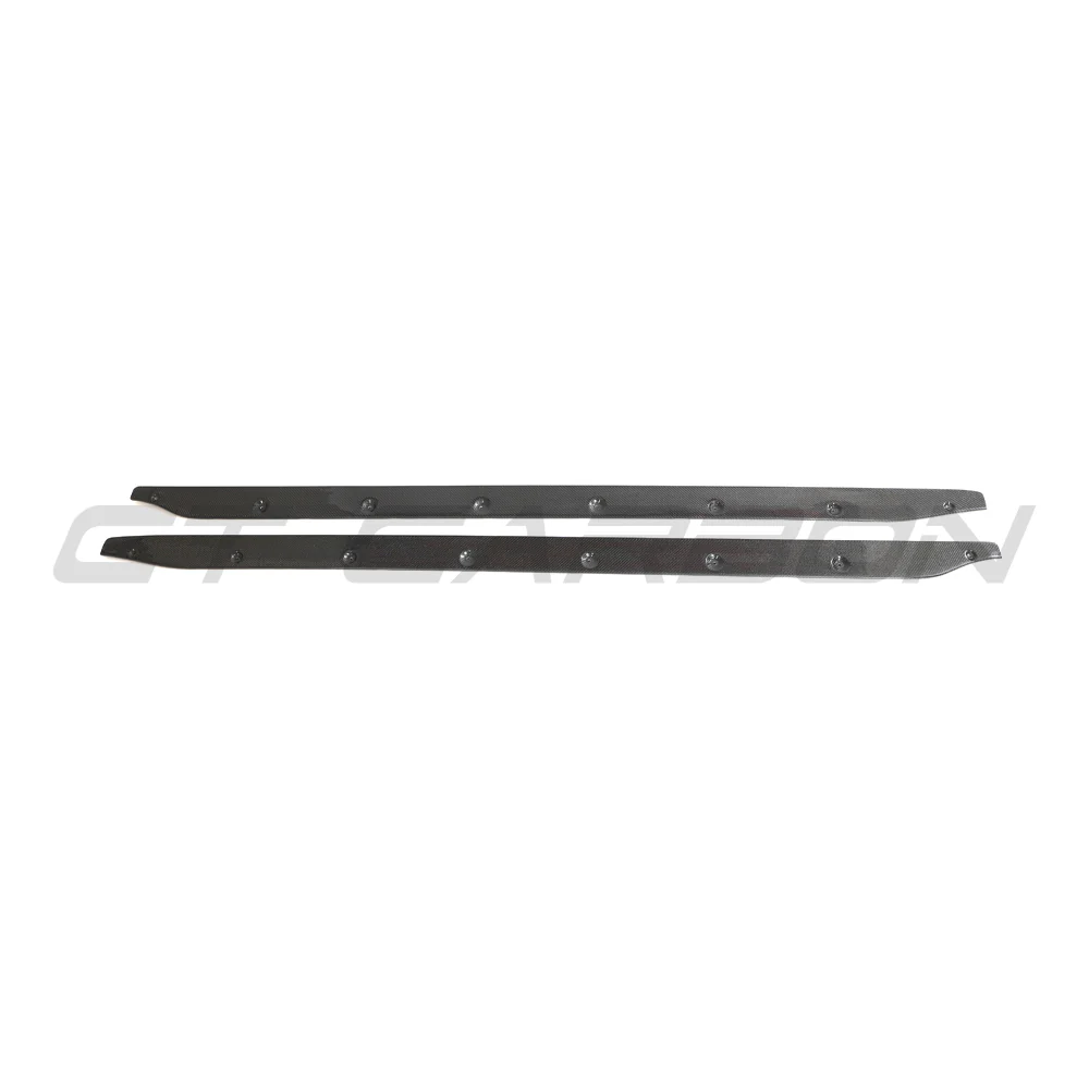 BMW M3 G80/G81 CARBON FIBRE SIDE SKIRT EXTENSIONS - V6 - Image 8