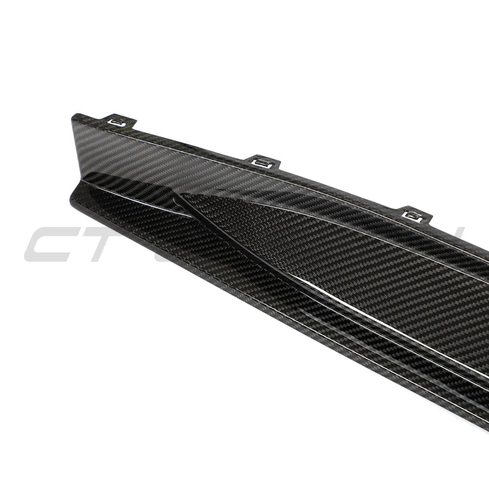 BMW M3 G80/G81 CARBON FIBRE SIDE SKIRT REPLACEMENT - V2 - CT DESIGN - Image 4