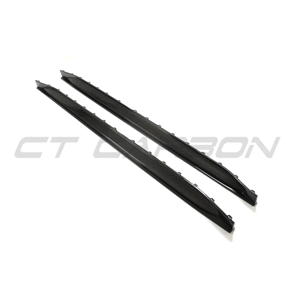 BMW M3 G80/G81 CARBON FIBRE SIDE SKIRT REPLACEMENT - V2 - CT DESIGN - Image 6