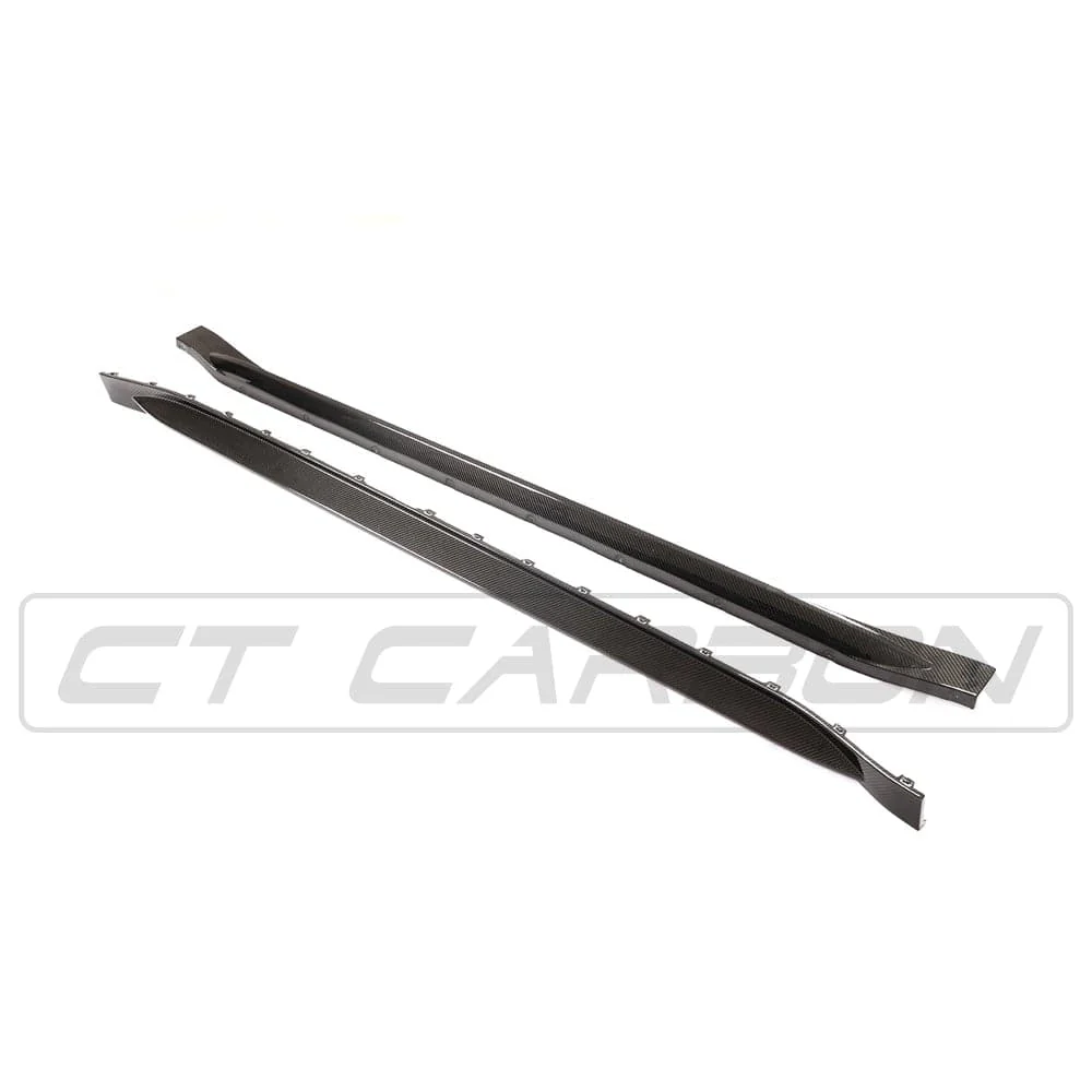 BMW M3 G80/G81 CARBON FIBRE SIDE SKIRT REPLACEMENT - V4 - CT DESIGN - Image 11