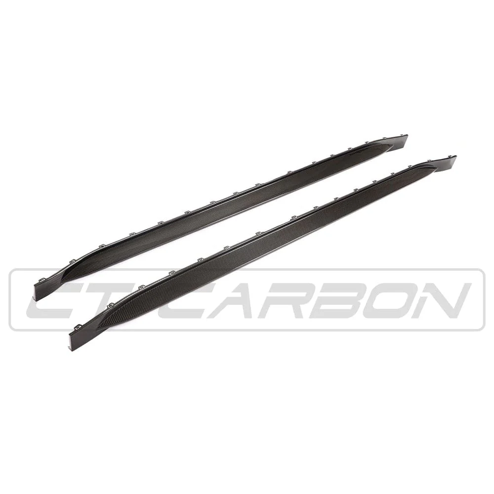 BMW M3 G80/G81 CARBON FIBRE SIDE SKIRT REPLACEMENT - V4 - CT DESIGN - Image 5