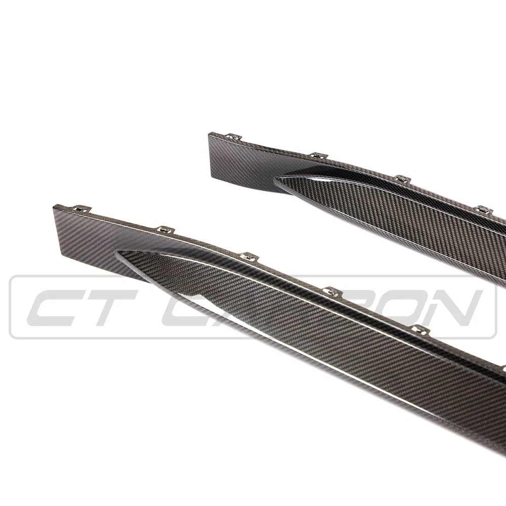 BMW M3 G80/G81 CARBON FIBRE SIDE SKIRT REPLACEMENT - V4 - CT DESIGN - Image 6
