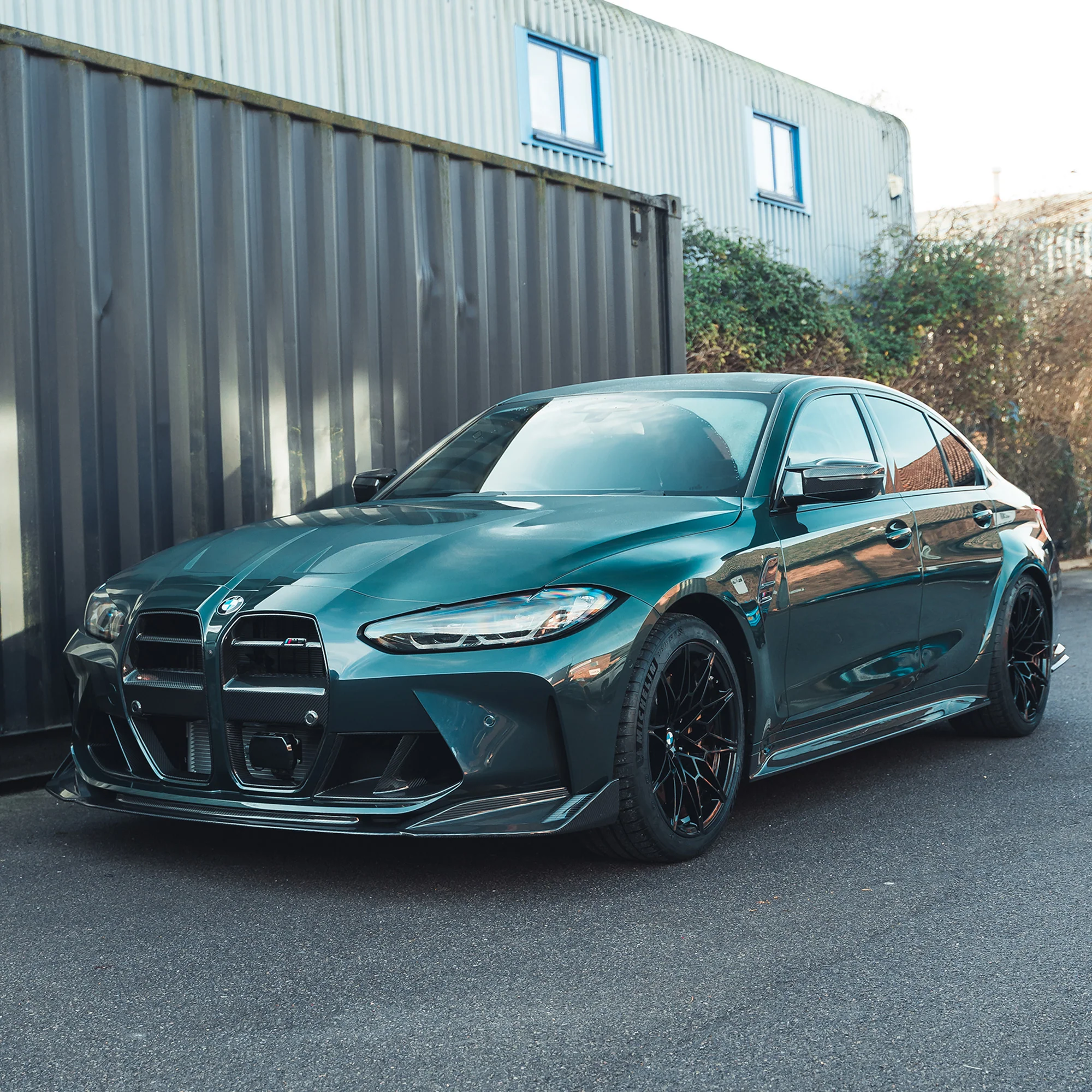 BMW M3 G80/G81 CARBON FIBRE SIDE SKIRT REPLACEMENT - V5 - Image 2