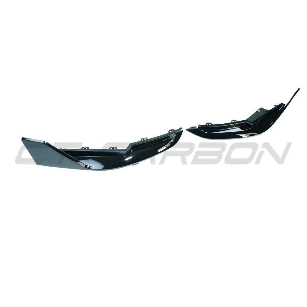 BMW M3 (G80 G81) GLOSS BLACK REAR BUMPER CORNERS  - MP STYLE - Image 2