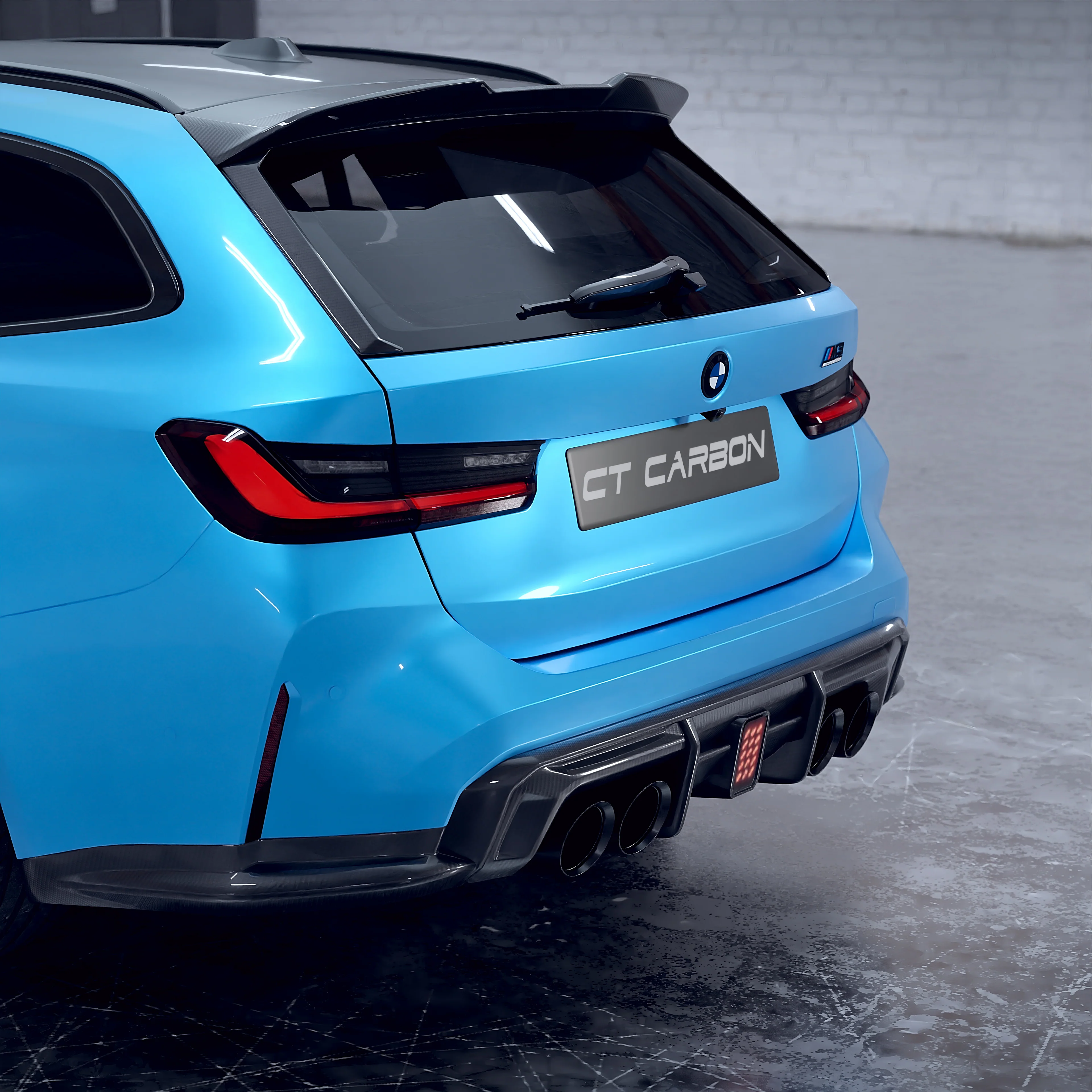 BMW M3 G81 CARBON FIBRE SPOILER - V2 - CT DESIGN - Image 12