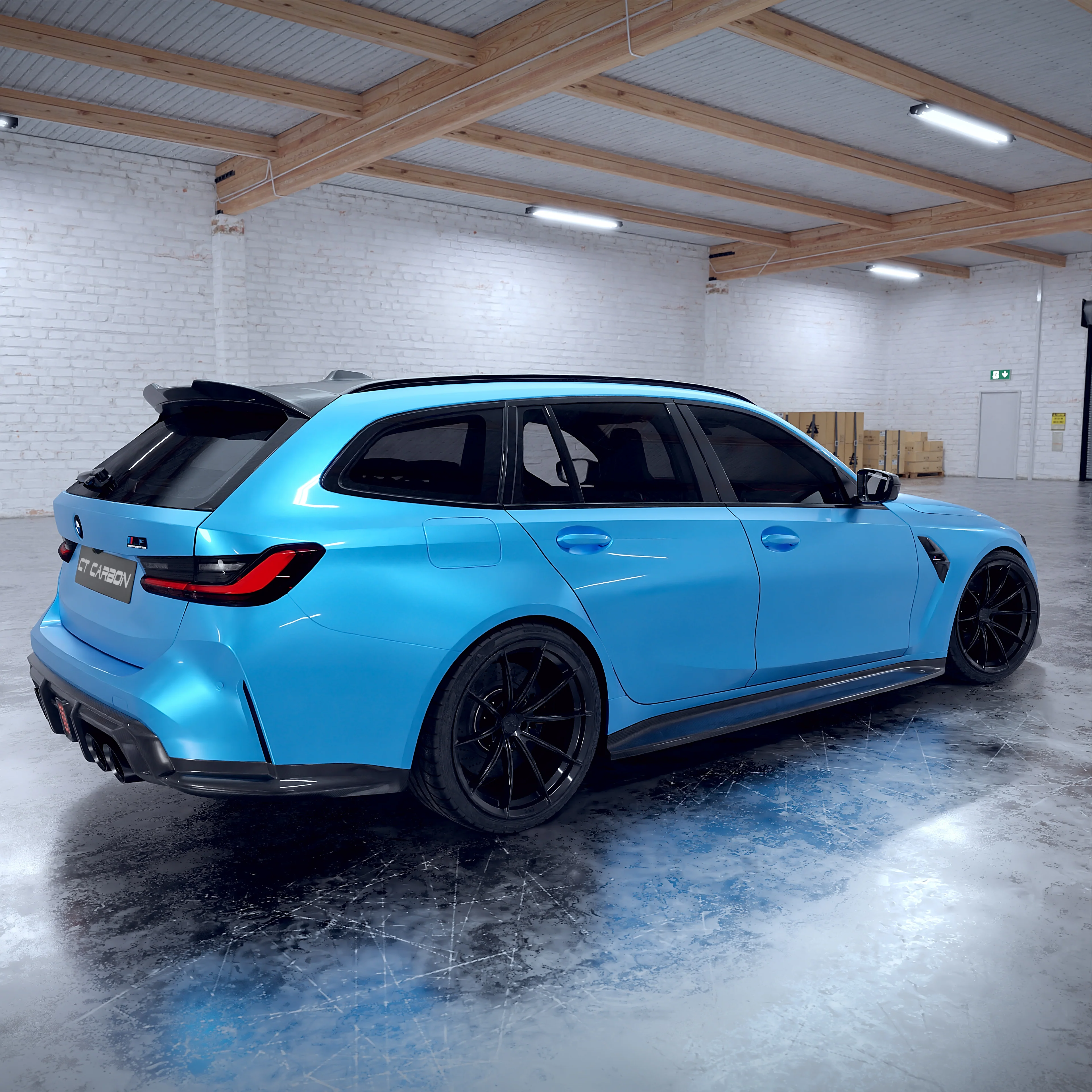 BMW M3 G81 CARBON FIBRE SPOILER - V2 - CT DESIGN - Image 13
