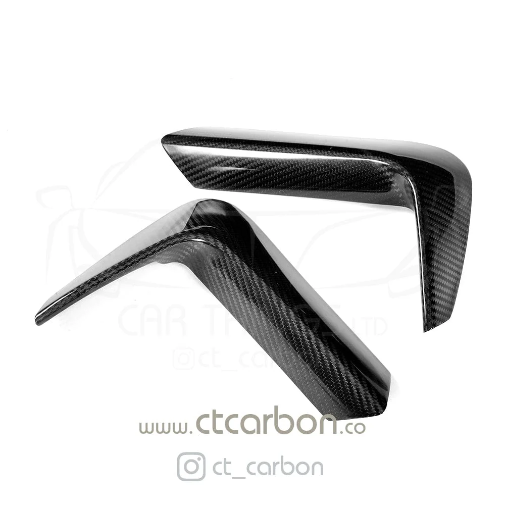 BMW M3 & M4 F80 F82 F83 REAR CARBON FIBRE BUMPER CANARDS - Image 9