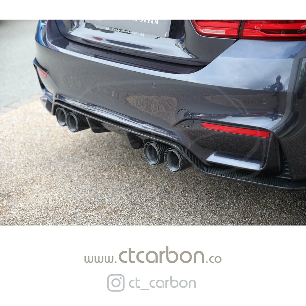 BMW M3/M4 (F80 F82 F83) CARBON FIBRE DIFFUSER - 3D STYLE - Image 6