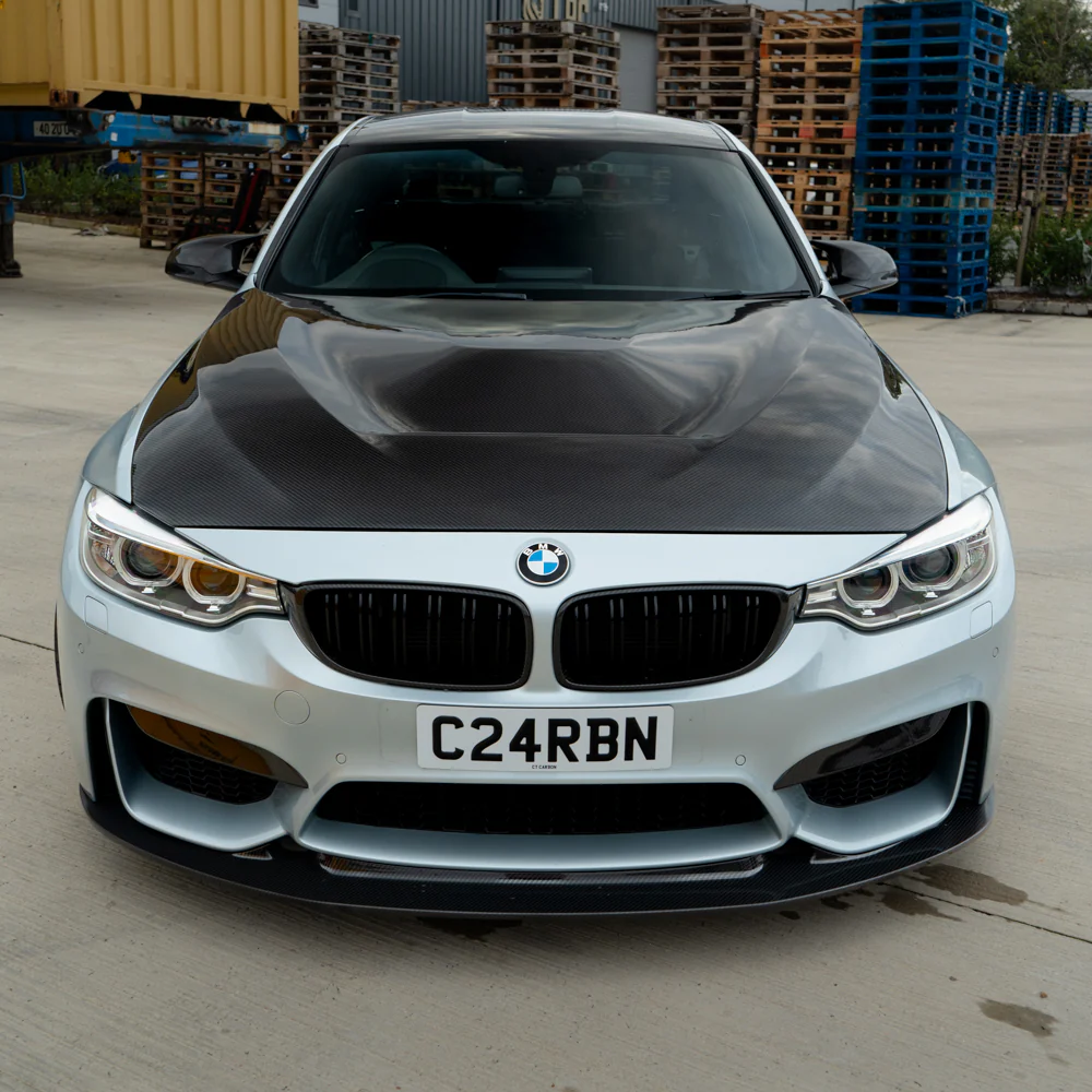 BMW M3/M4 (F80 F82 F83) UPPER FRONT CARBON FIBRE CANARDS - Image 3