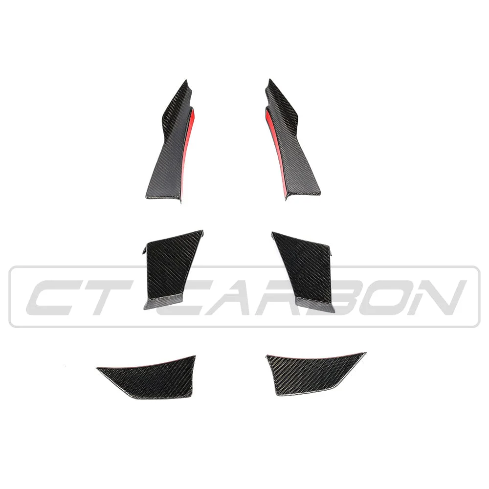 BMW M3/M4 F80/F82/F83 CARBON FIBRE CANARD FINS - MA STYLE - Image 2