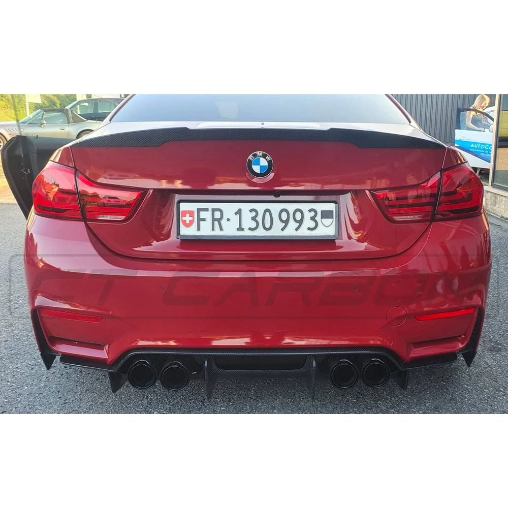 BMW M3/M4 (F80 F82 F83) CARBON FIBRE DIFFUSER - PS STYLE - Image 7