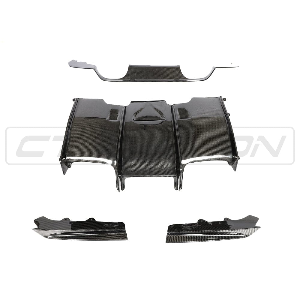 BMW M3/M4 (F80 F82 F83) CARBON FIBRE DIFFUSER - PS STYLE - Image 8