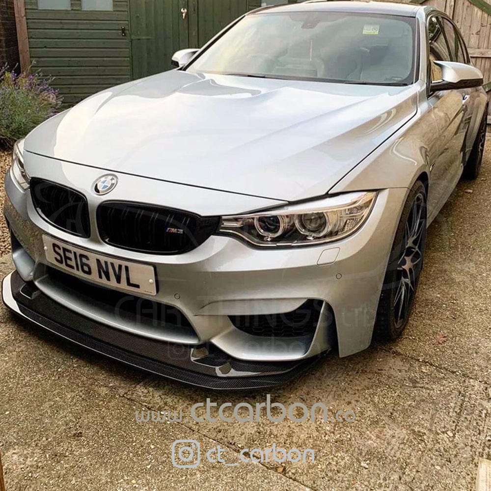 BMW M3/M4 (F80 F82 F83) CARBON FIBRE SPLITTER - GTS STYLE - Image 3
