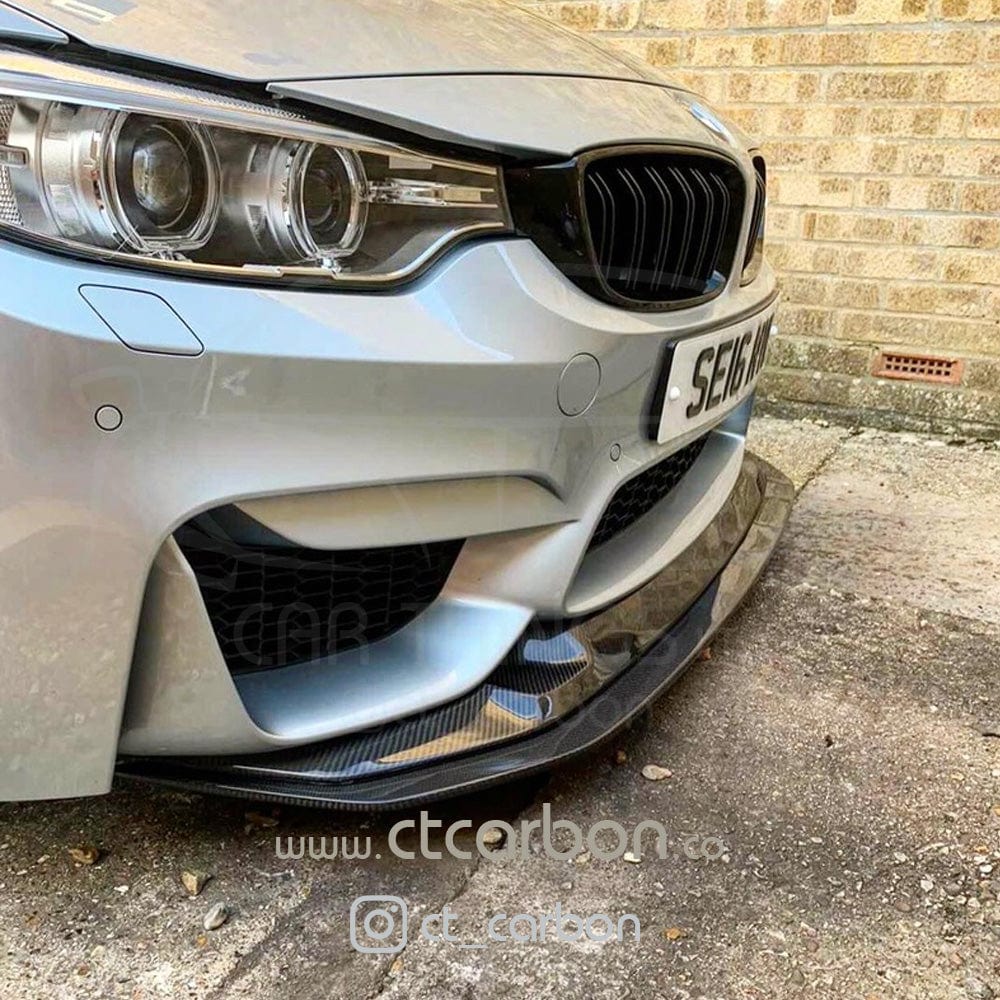 BMW M3/M4 (F80 F82 F83) CARBON FIBRE SPLITTER - GTS STYLE - Image 4