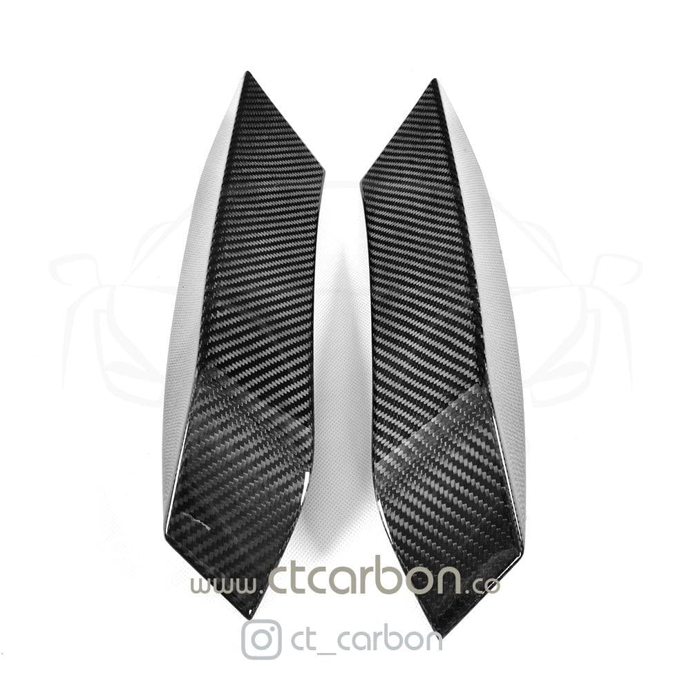 BMW M3/M4 (F80 F82 F83) UPPER FRONT CARBON FIBRE CANARDS - Image 11
