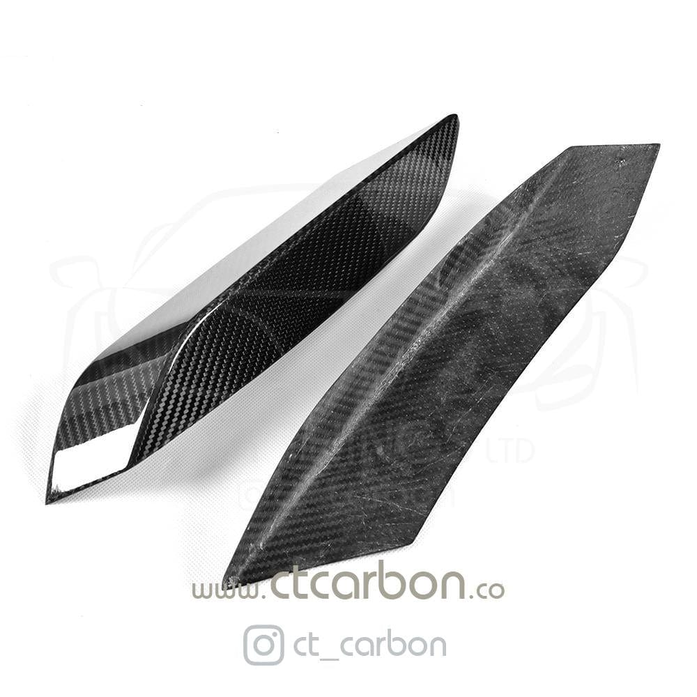 BMW M3/M4 (F80 F82 F83) UPPER FRONT CARBON FIBRE CANARDS - Image 12