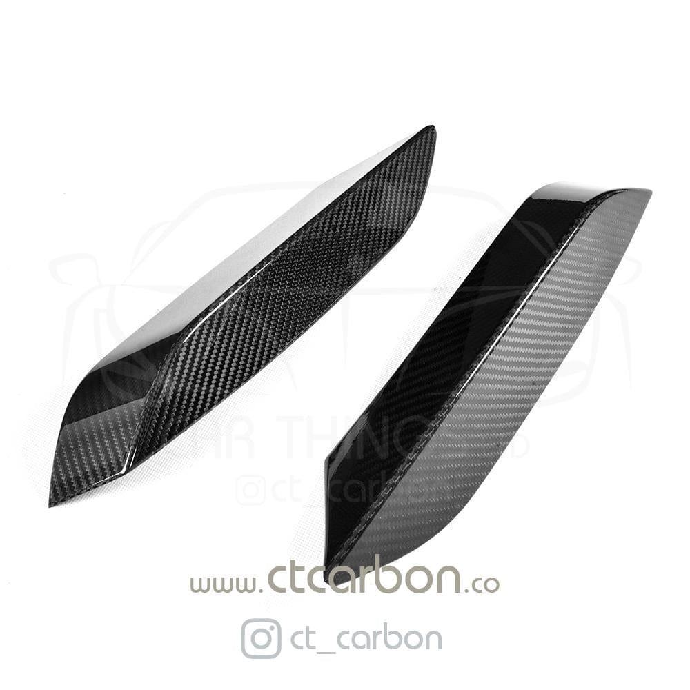 BMW M3/M4 (F80 F82 F83) UPPER FRONT CARBON FIBRE CANARDS - Image 13