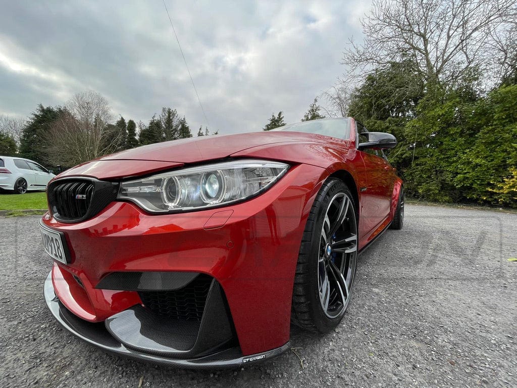 BMW M3/M4 (F80 F82 F83) UPPER FRONT CARBON FIBRE CANARDS - Image 8