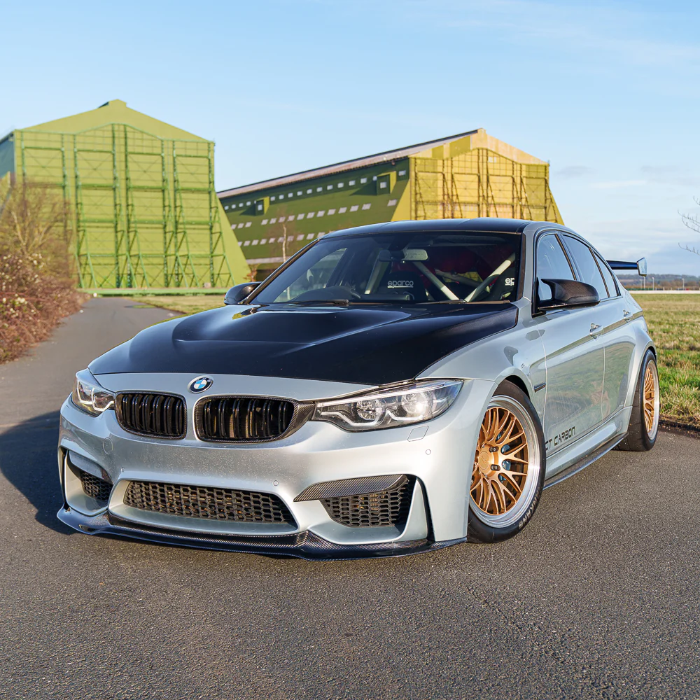 BMW M3/M4 (F80 F82 F83) CARBON FIBRE SPLITTER - V STYLE - Image 2