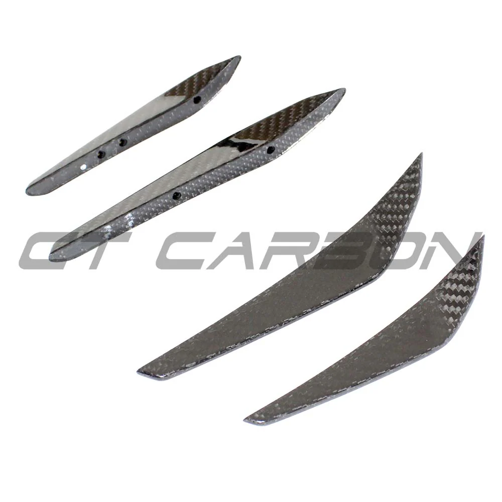 BMW M3/M4 (G80 G81 G82 G83) 2021+ CARBON FIBRE FRONT BUMPER CANARDS - Image 3