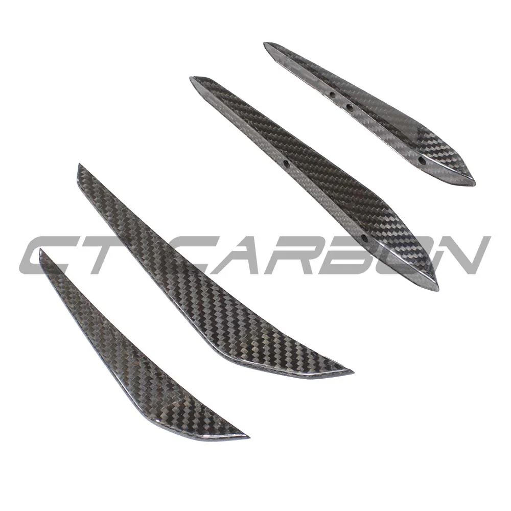 BMW M3/M4 (G80 G81 G82 G83) 2021+ CARBON FIBRE FRONT BUMPER CANARDS - Image 4