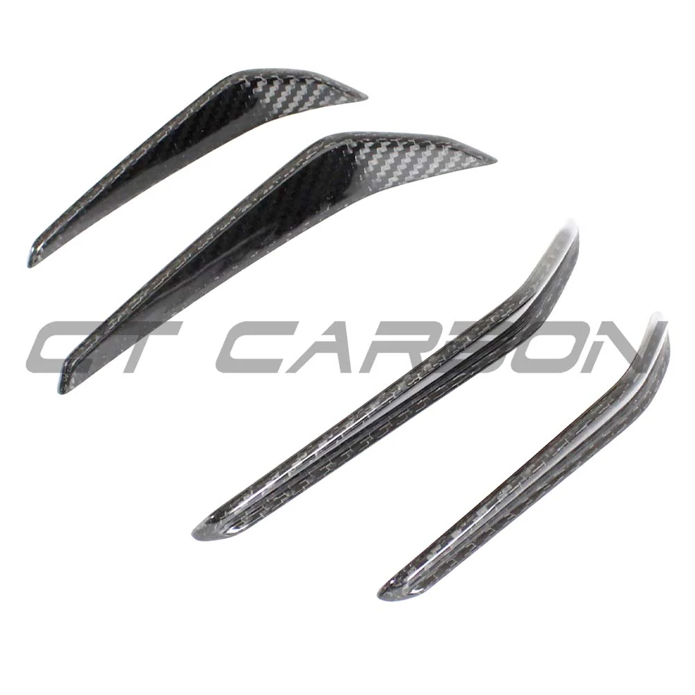 BMW M3/M4 (G80 G81 G82 G83) 2021+ CARBON FIBRE FRONT BUMPER CANARDS - Image 9