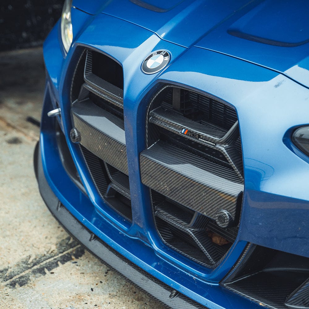 BMW M3/M4 G80/G81/G82/G83 CARBON FIBRE GRILLE - WITHOUT ACC - V2 - Image 3