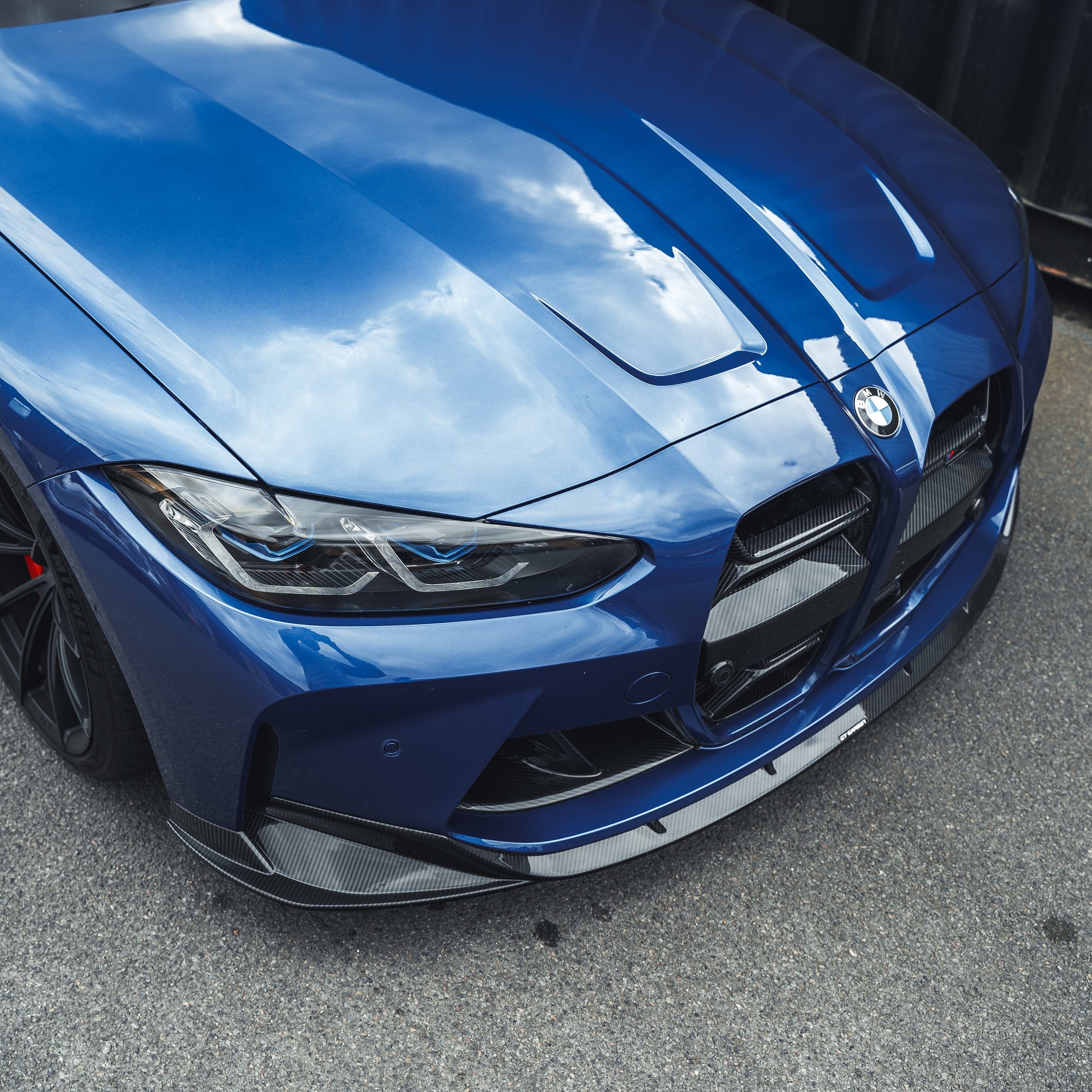 BMW M3/M4 G80/G81/G82/G83 CARBON FIBRE SPLITTER - V2 - CT DESIGN - Image 9