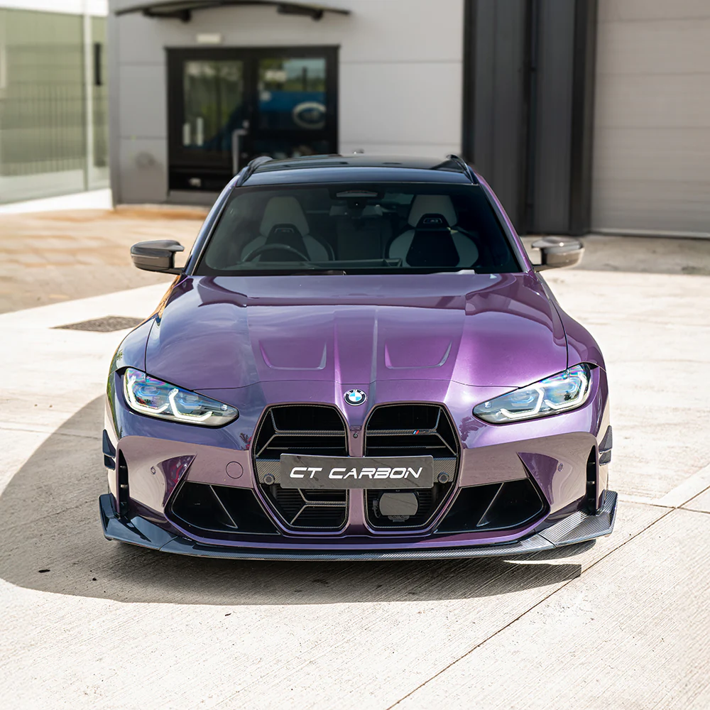 BMW M3 & M4 G80/G81/G82/G83 CARBON FIBRE SPLITTER - V5 - Image 2
