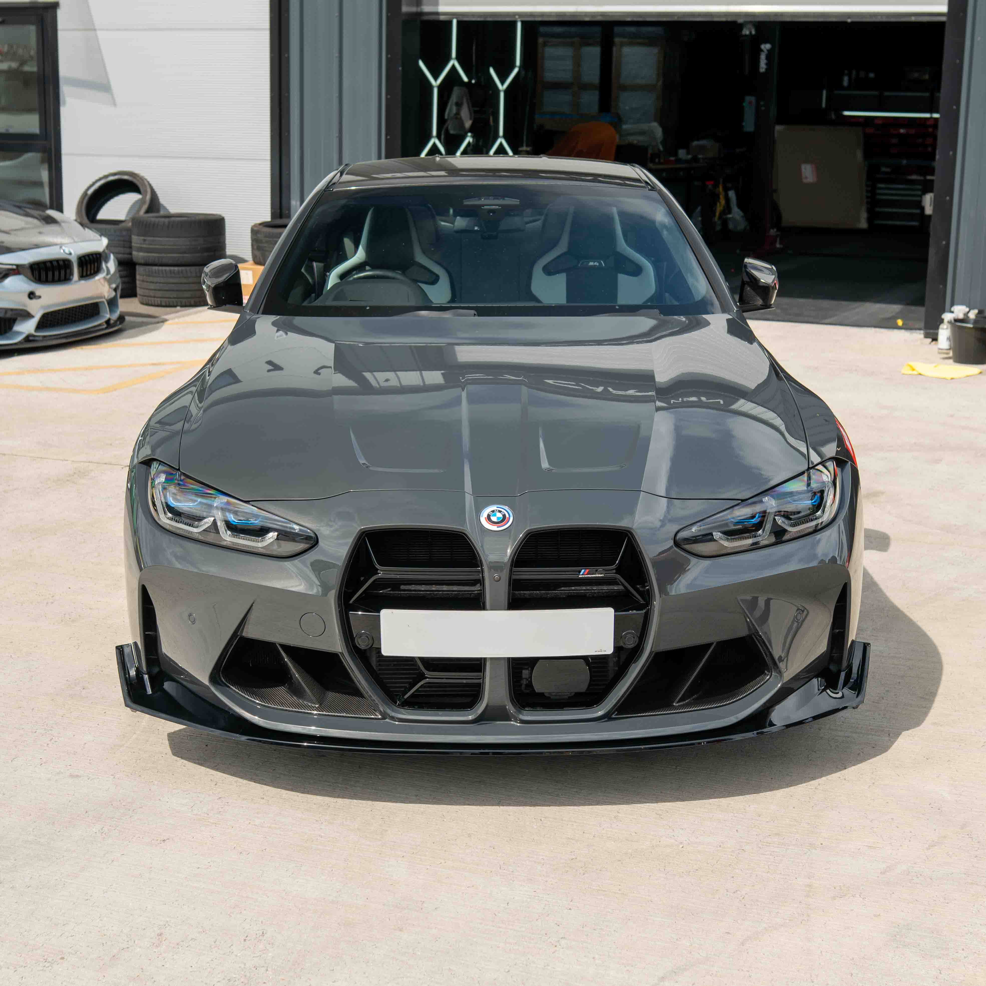 BMW M3 & M4 G80/G81/G82/G83 GLOSS BLACK SPLITTER - V1 - Image 3