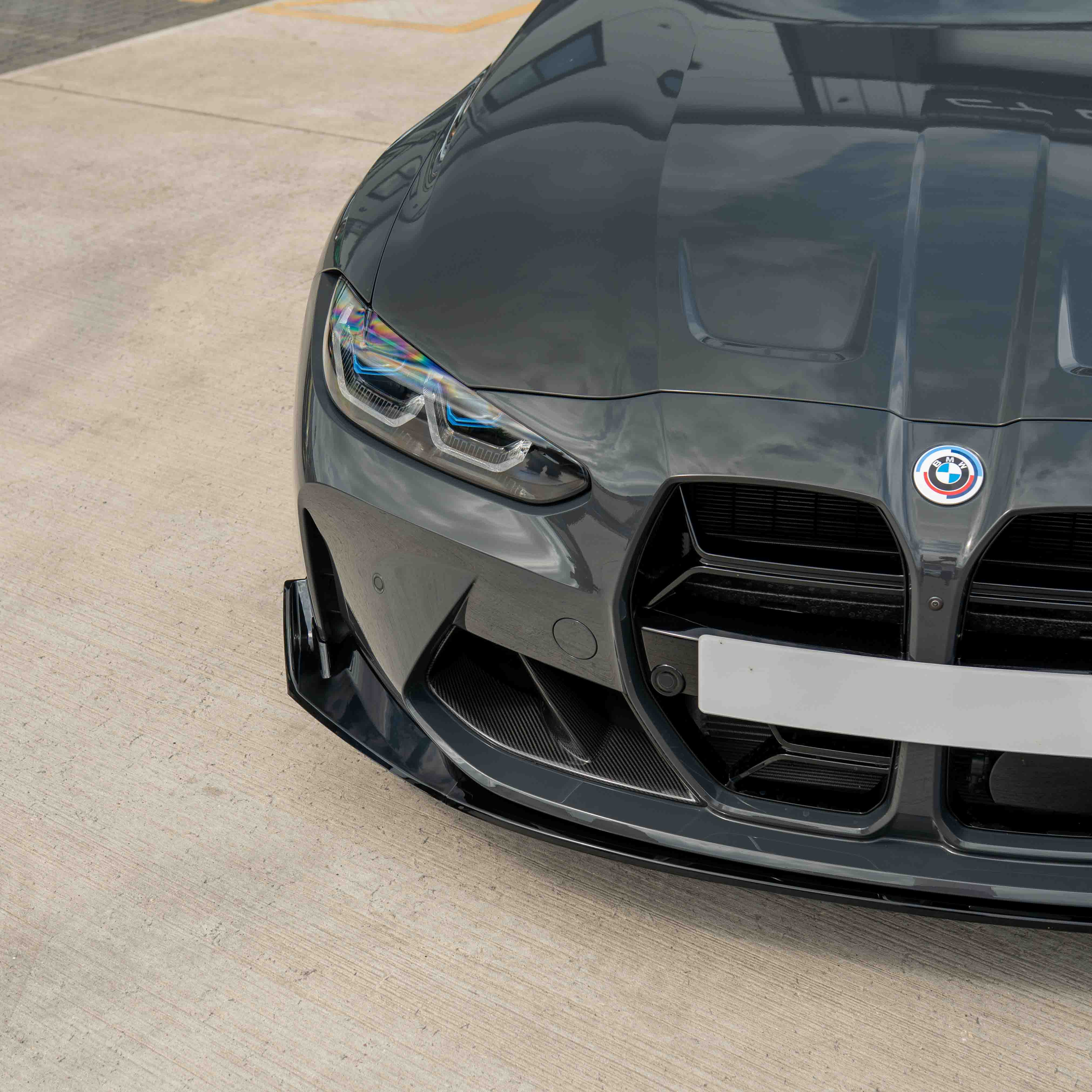BMW M3 & M4 G80/G81/G82/G83 GLOSS BLACK SPLITTER - V1 - Image 4