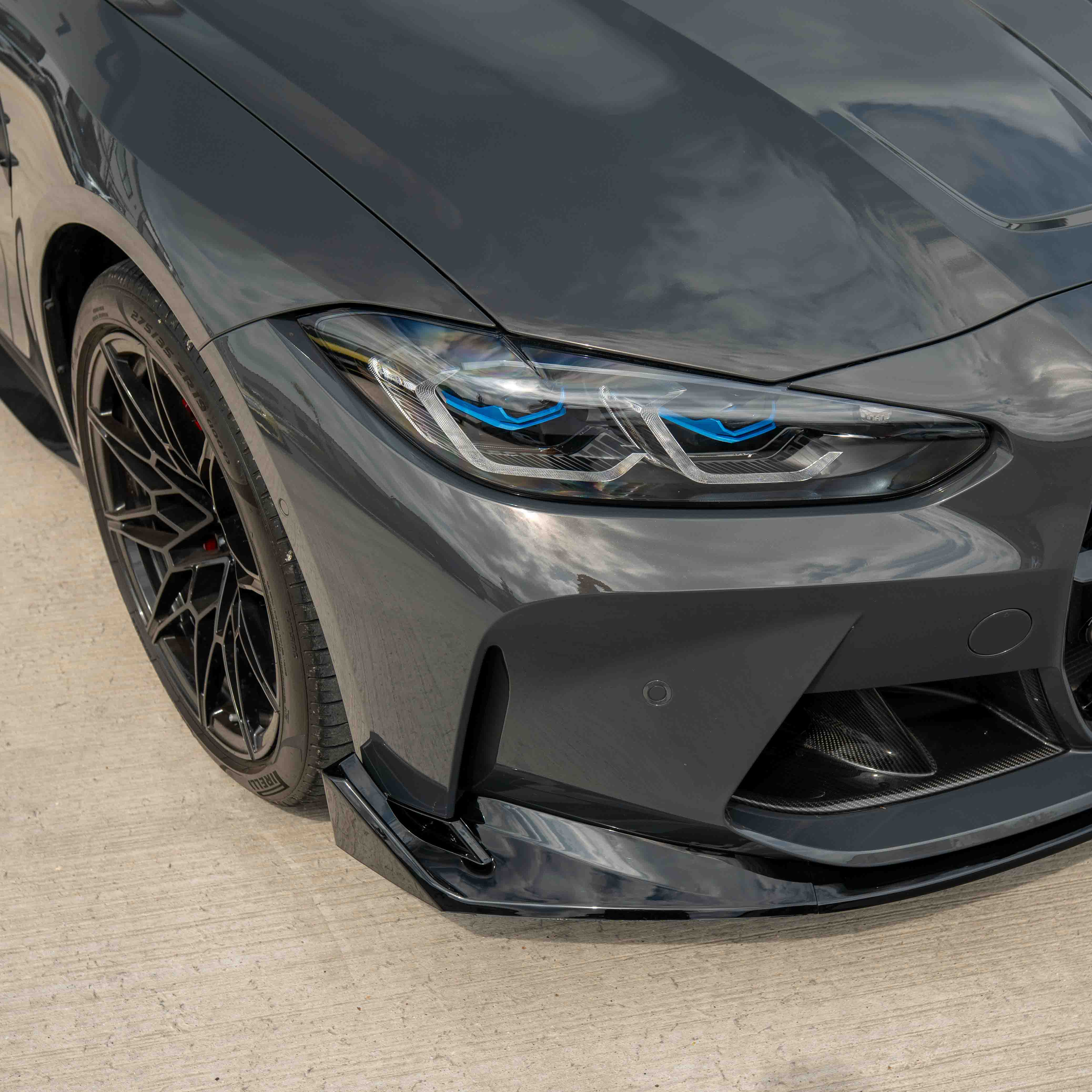 BMW M3 & M4 G80/G81/G82/G83 GLOSS BLACK SPLITTER - V1 - Image 7