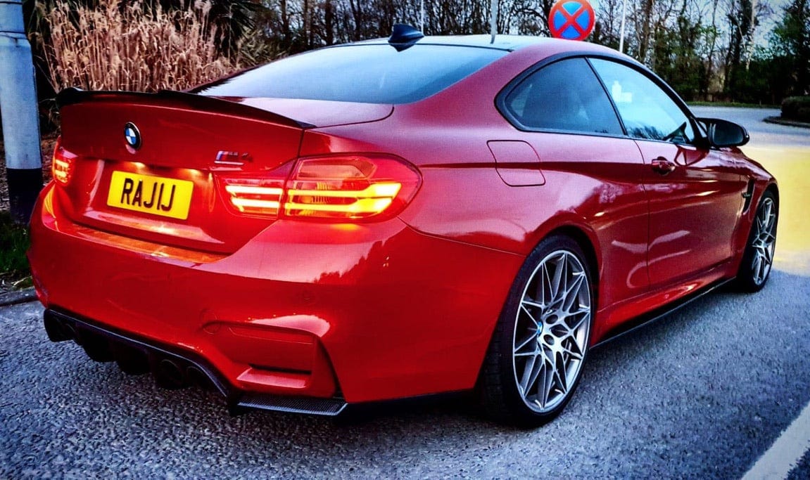BMW M4 F82 CARBON FIBRE SPOILER - MP STYLE - Image 2