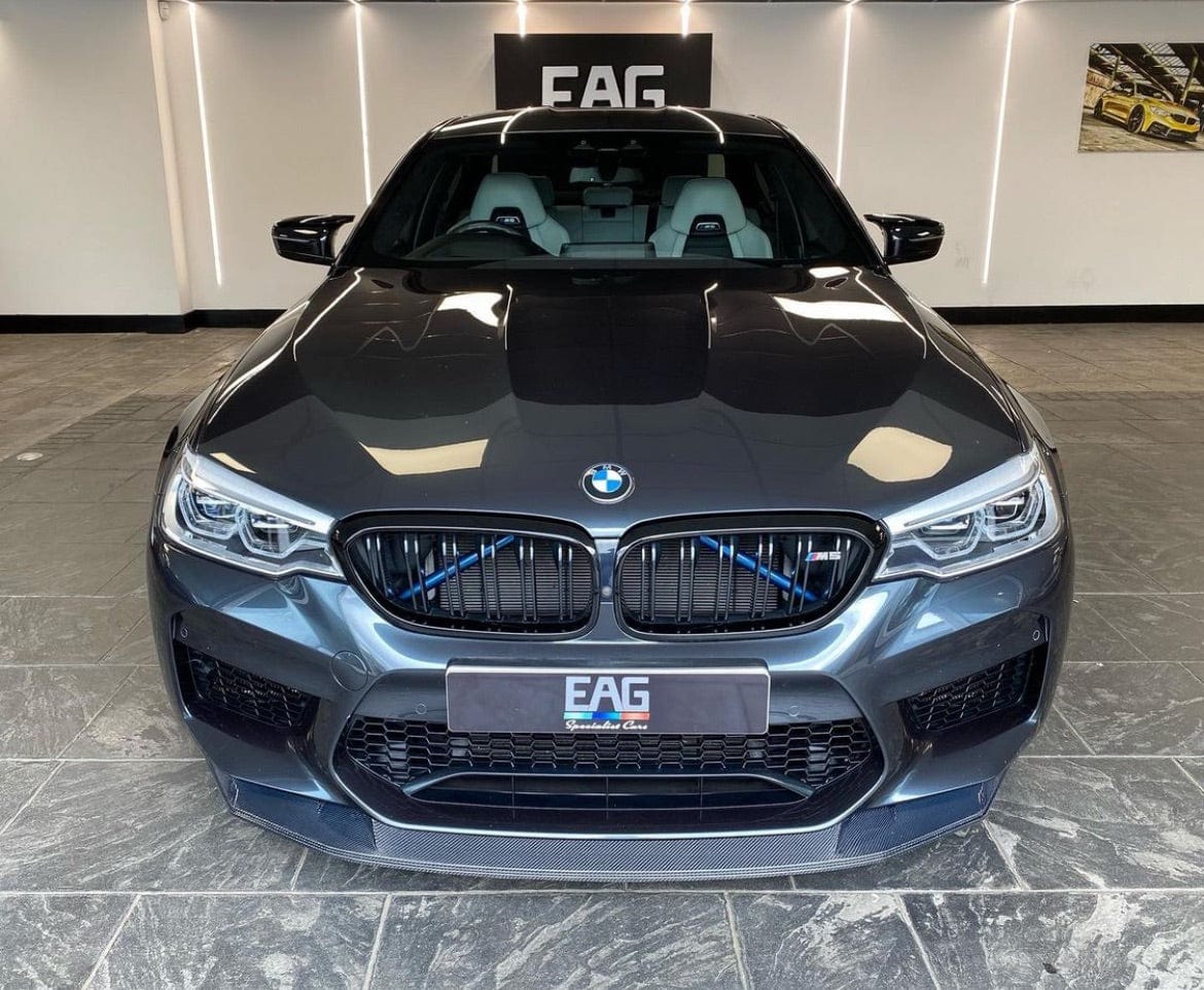 BMW M5 F90 2017-2020 PRE LCI CARBON FIBRE SPLITTER - GTS STYLE - Image 3