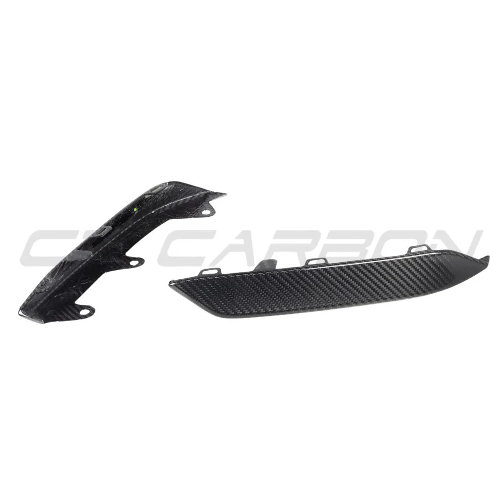 BMW M8 F91/F92/F93 2019+ CARBON FIBRE LOWER FRONT BUMPER TRIM - Image 2
