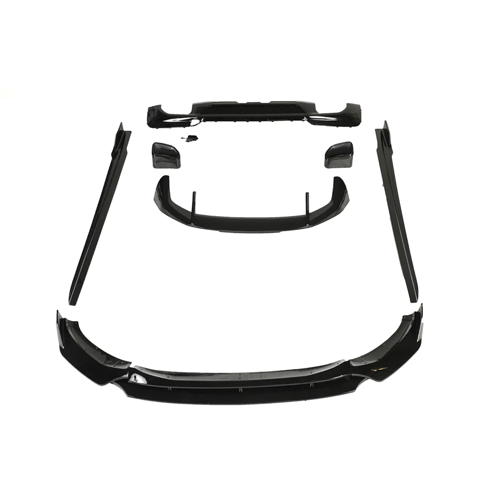 BMW X3 G01 2017-2020 FULL GLOSS BLACK KIT WITH TIPS