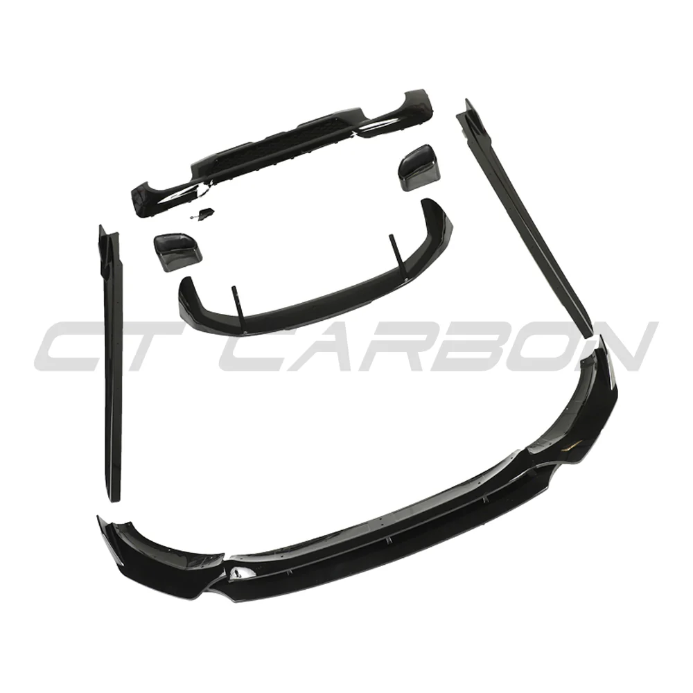 BMW X3 G01 2017-2020 FULL GLOSS BLACK KIT WITH TIPS - Image 12