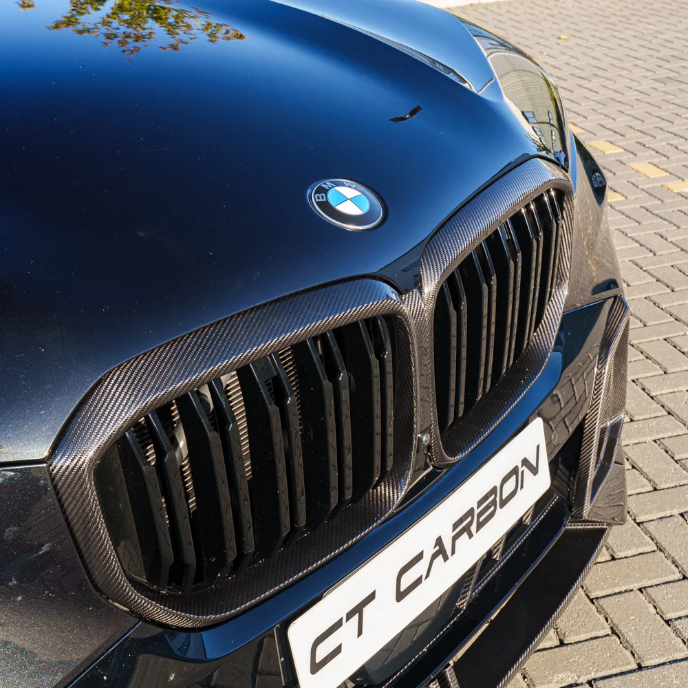 BMW X5 G05/F95 X5M 2019-2022 PRE LCI DOUBLE SLAT PRE-PREG CARBON FIBRE GRILLE - Image 2