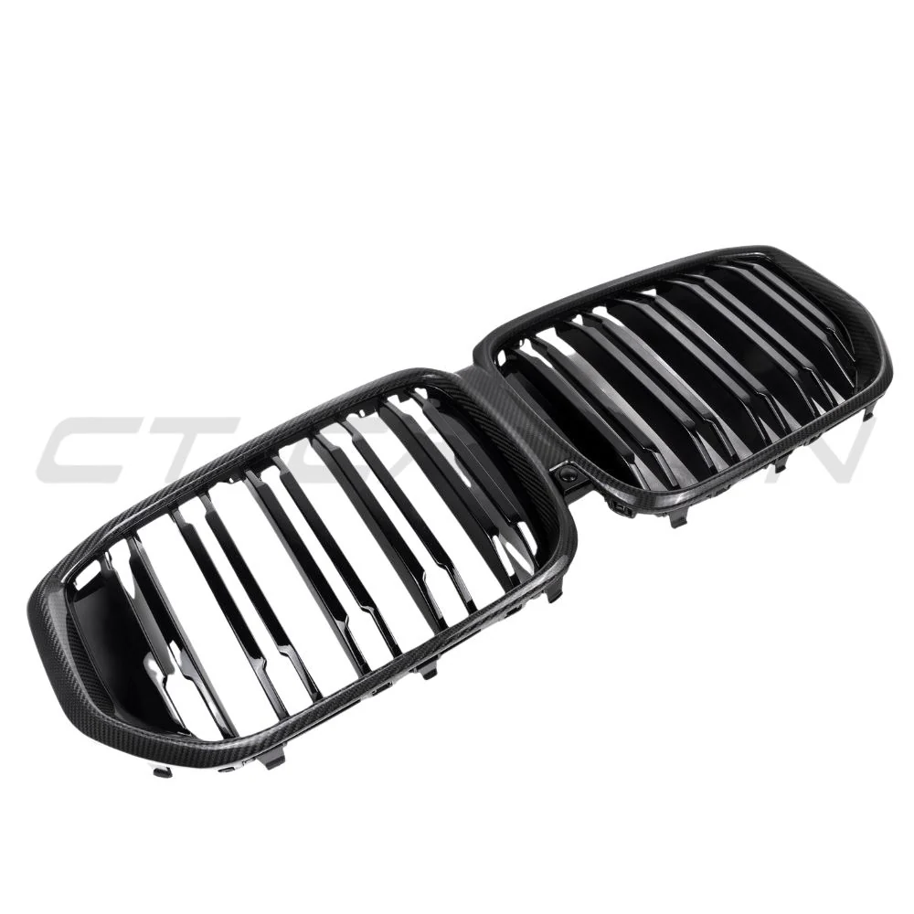 BMW X5 G05/F95 X5M 2019-2022 PRE LCI DOUBLE SLAT PRE-PREG CARBON FIBRE GRILLE - Image 9