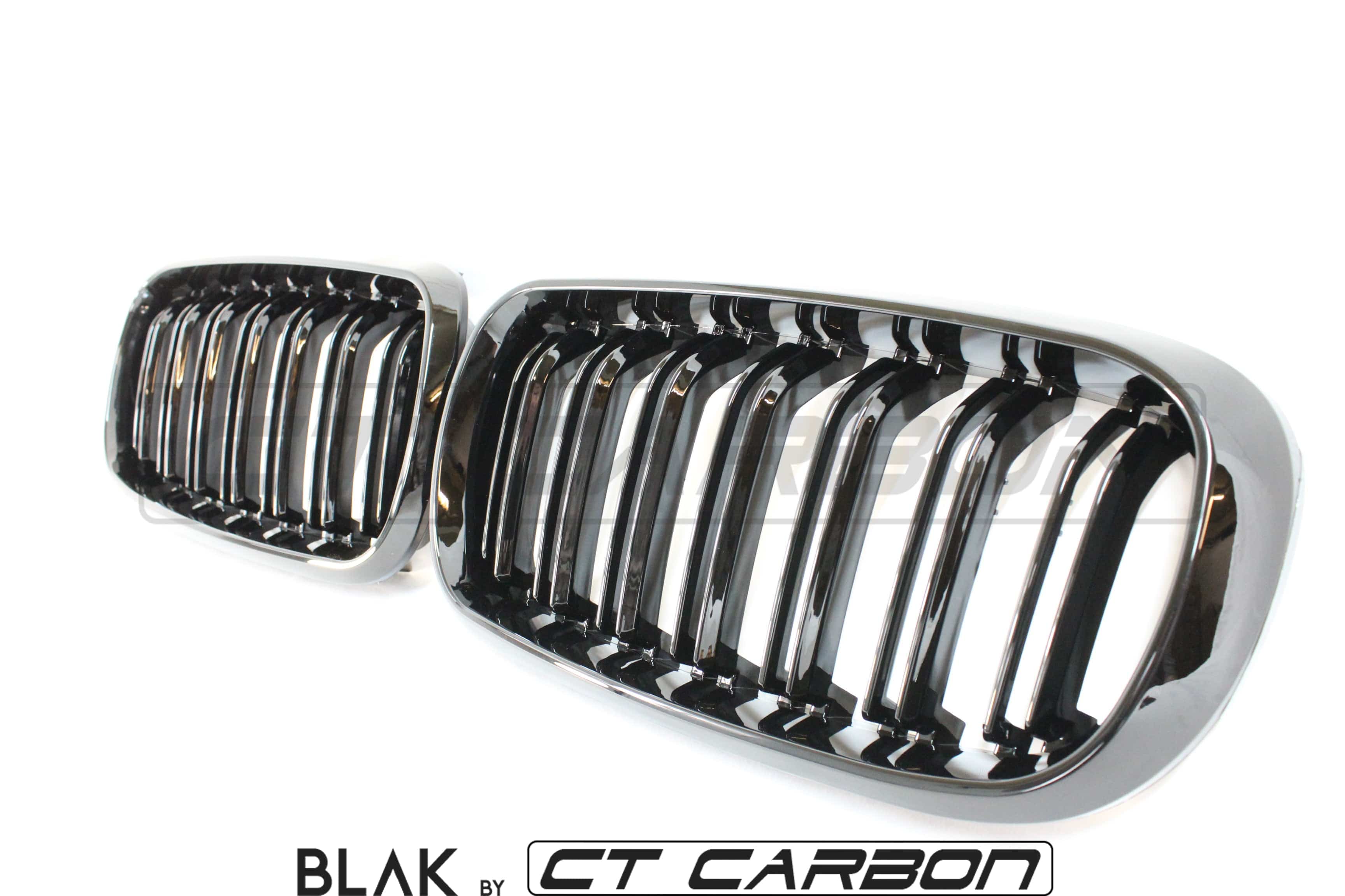 BMW X5M/X6M F16 & F15 2014-2018 DOUBLE SLAT GRILLES - Image 4