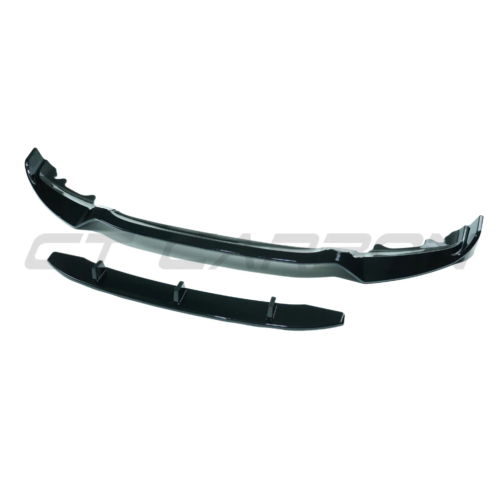 BMW X6 F16 2014-2018 GLOSS BLACK SPLITTER - Image 3