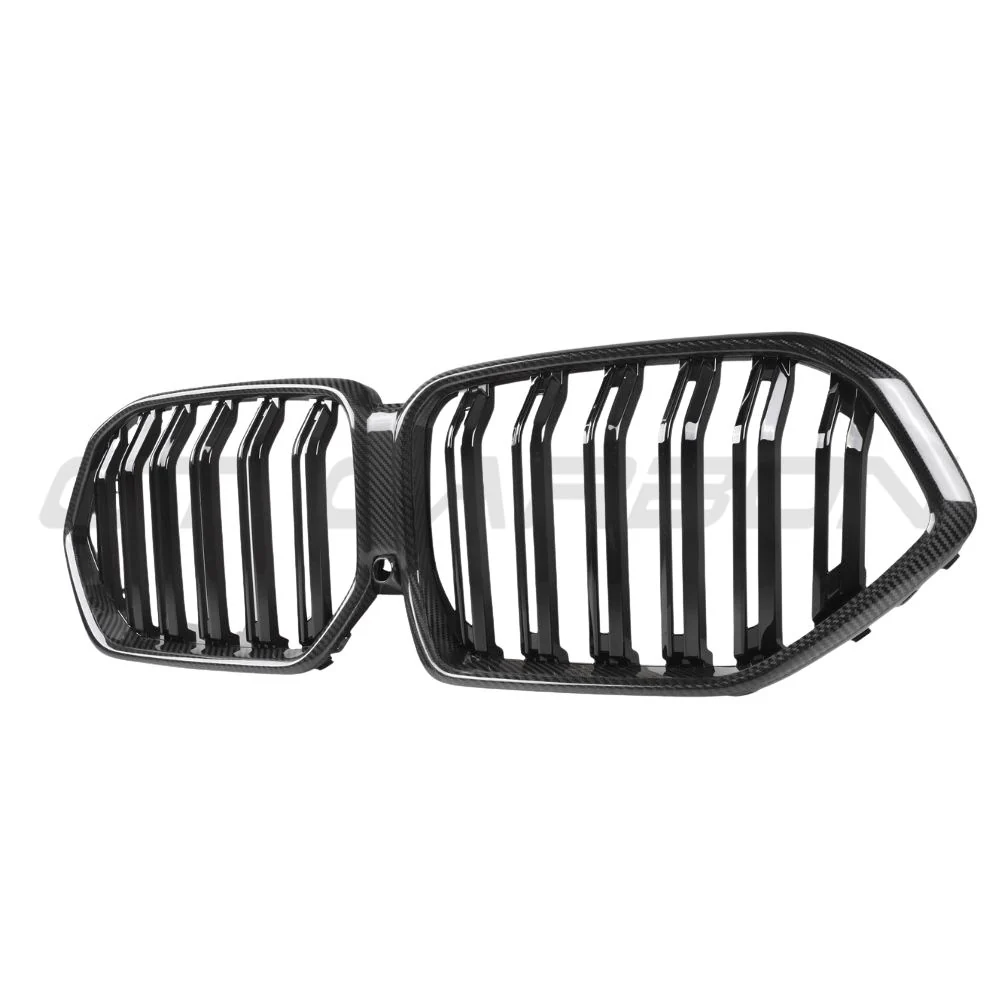 BMW X6 G06 & X6M F96 2019-2022 DOUBLE SLAT PRE-PREG CARBON FIBRE GRILLE - Image 5