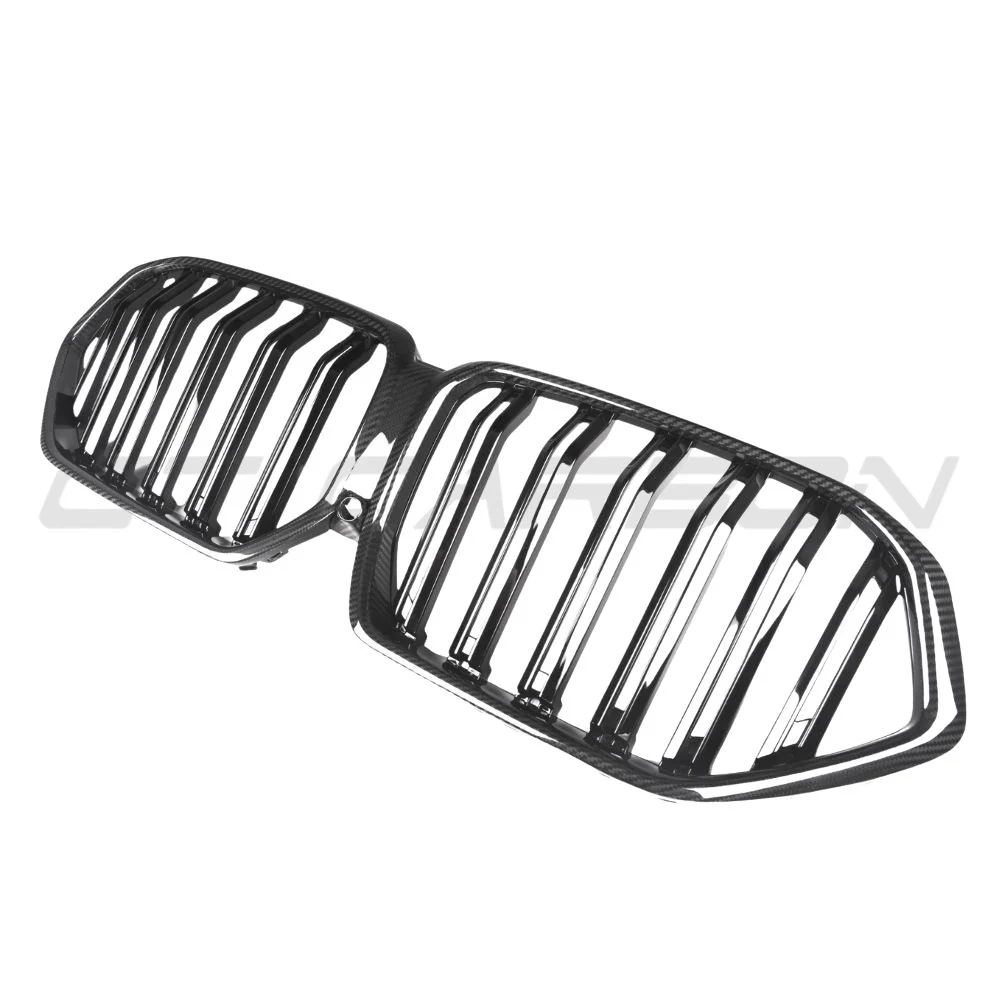 BMW X6 G06 2023+ LCI DOUBLE SLAT PRE PREG CARBON FIBRE GRILLE - Image 6