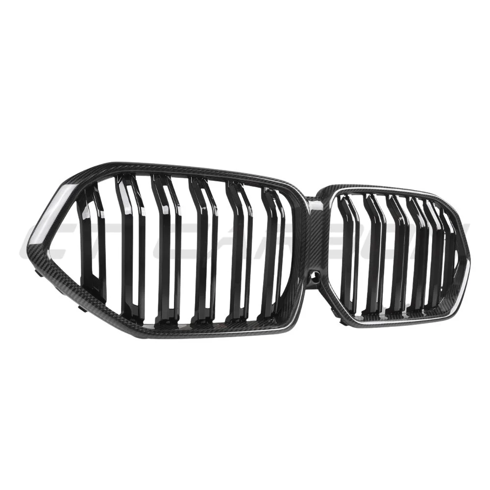 BMW X6 G06 2023+ LCI DOUBLE SLAT PRE PREG CARBON FIBRE GRILLE - Image 7