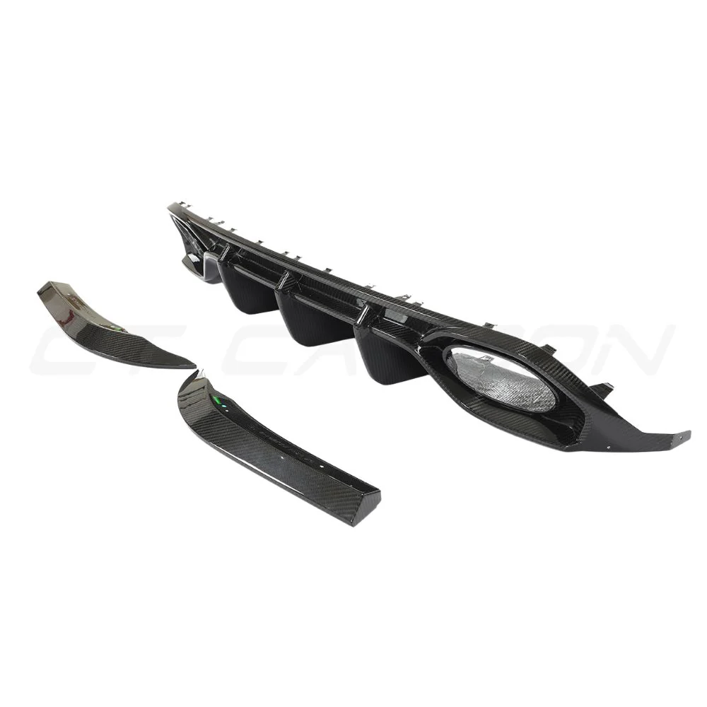AUDI RS3 8Y 2022-2024 SALOON CARBON FIBRE DIFFUSER V1 - CT DESIGN - Image 10