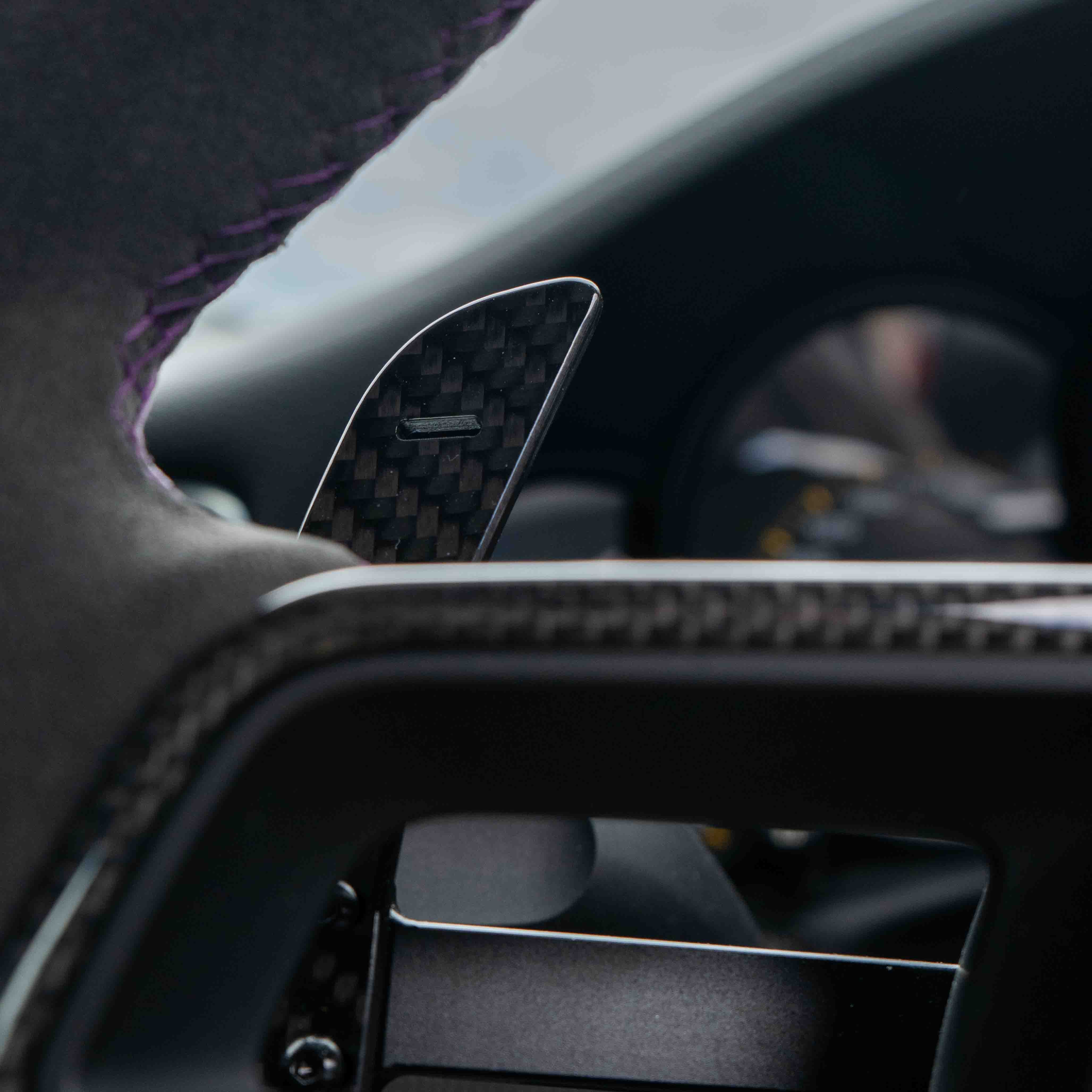PORSCHE 911/CAYMAN/BOXSTER/CAYENNE/MACAN 2013+ MAGNETIC CARBON FIBRE PADDLES - Image 6