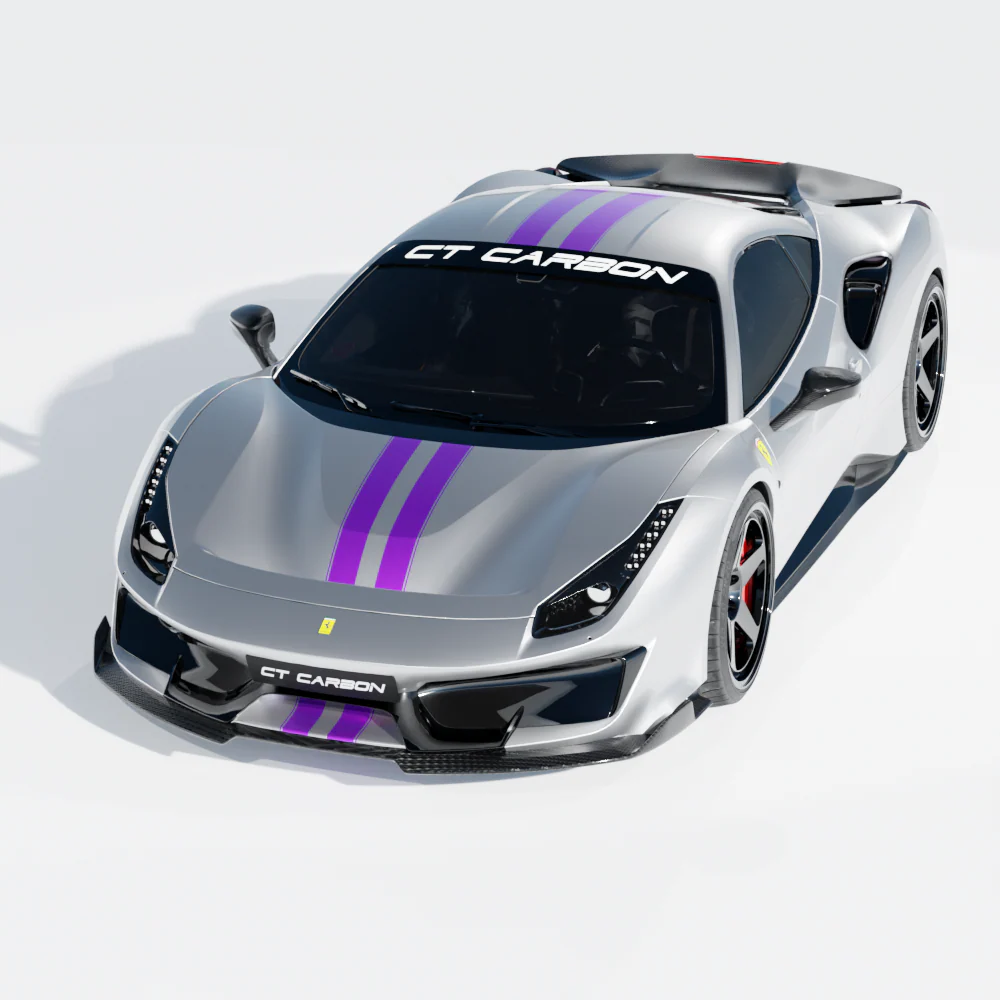 FERRARI 488 PISTA CARBON FIBRE KIT - CT DESIGN - Image 21